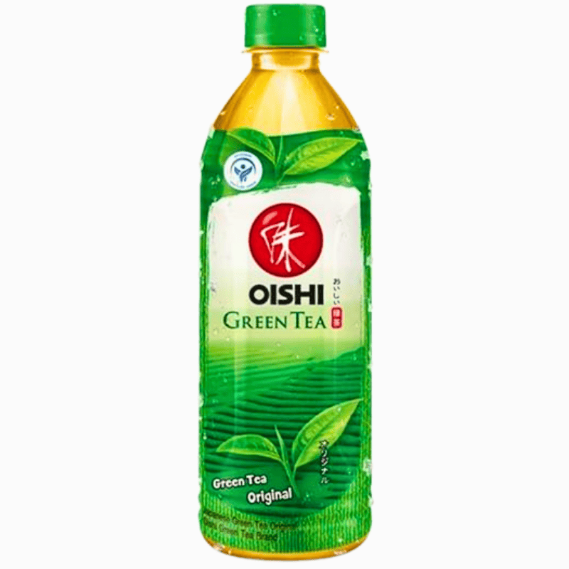 Flaske med OISHI japansk grønn te original, 500 ml
