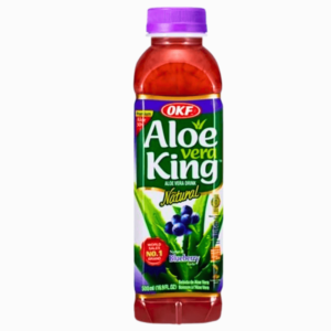 OKF Aloe Vera drikk med blåbærsmak 500 ml – sunn og forfriskende drikk med ekte aloe