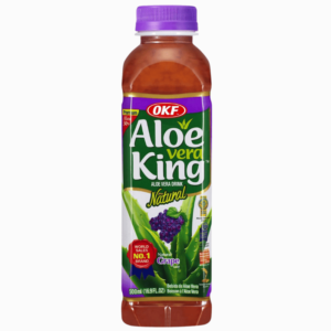 OKF Aloe Vera med drue 500ml – Frisk aloe vera-drikke med smak av drue