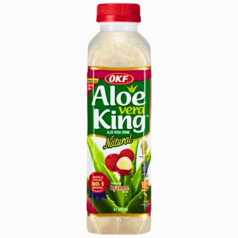 OKF Aloe Vera med litchi 500ml – Eksotisk og naturlig aloe vera-drikke
