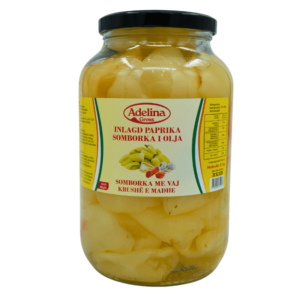Paprika Sombarka i Olje Adelina 2500g – Syltet paprika i olje med fyldig smak