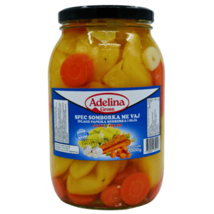 Paprika Spec Sombarka Sterk Adelina 2000g – Syltet sterk paprika med intens smak