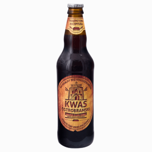 Polbioeco Ostrobramski kvass 500 ml – autentisk baltisk drikk laget av rugbrød