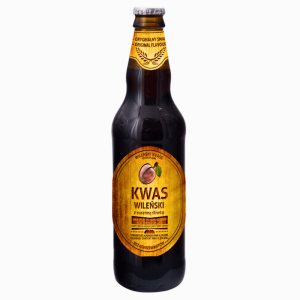 Polbioeco Wilenski kvass med plomme 500 ml – tradisjonell fermentert drikk med fruktig smak