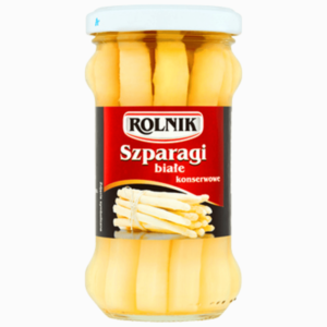 Rolnik hvite asparges i glass 580 ml – delikat og klar til servering