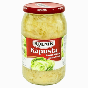 Rolnik surkål 900 ml – klassisk fermentert kål på glass