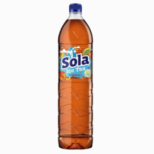 Sola iste fersken 1,5L – forfriskende iste med søt ferskensmak