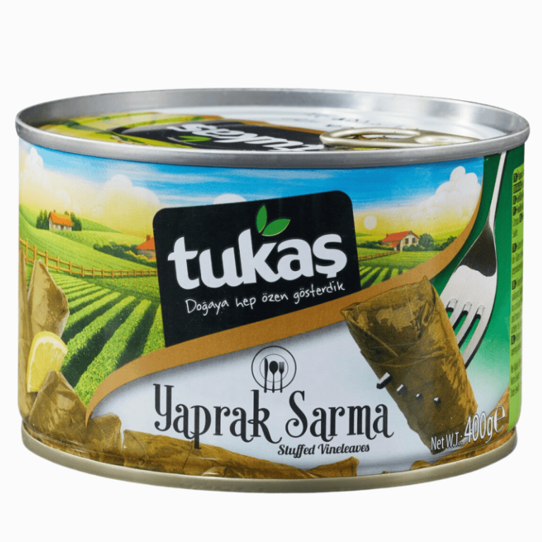 Tukas fylte vinblader med ris 400g – tradisjonell meze klar til servering