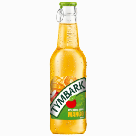 Tymbark mango, eple og appelsin 250ml – Forfriskende fruktdrikk i glassflaske