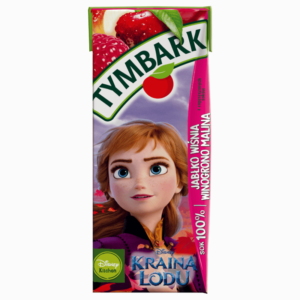 Tymbark 100% juice med bringebær, eple, kirsebær og drue 200ml – Naturlig og frisk fruktjuice