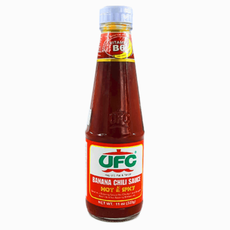 UFC banansaus Hot & Spicy 320g – sterk filippinsk saus med banansmak