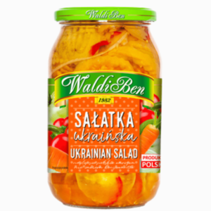 Waldiben ukrainsk salat 840 g – tradisjonell grønnsaksblanding i glass