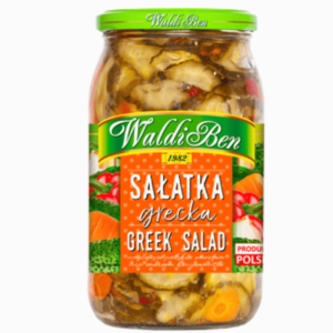Waldiben gresk salat 840 g – syltet grønnsaksblanding i gresk stil
