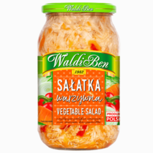 Waldiben grønnsakssalat 900 g – tradisjonell blanding av syltede grønnsaker