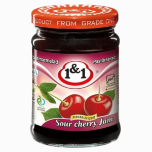 1&1 syltetøy med surkirsebær 340g – fruktig og balansert smak