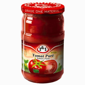 1&1 tomatpuré i glass 700g – rik og smakfull tomatkonsentrat