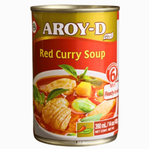 Aroy-D Red Curry Soup Ready to Eat 400g – autentisk thailandsk rød currysuppe