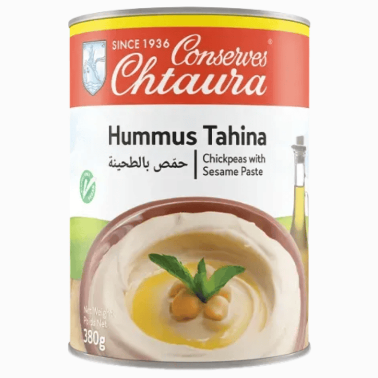 Kremet hummus med tahini fra Chtaura – 380g libanesisk dipp