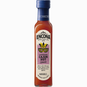 Smakfull cajun chilisaus fra Encona – 142ml flaske