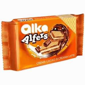 Alka Alfers vafler med kakao og melk 170g – lagvis sprøhet med kremet fyll