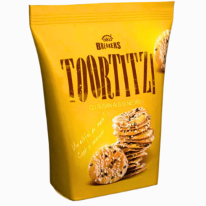 Alka Toortitzi med hvit og svart sesam 180g – sprø brødpinner med smakfull sesamtopping