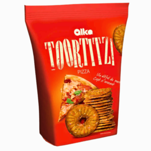 Alka Toortitzi Pizza 180g – sprø brødpinner med pizzasmak