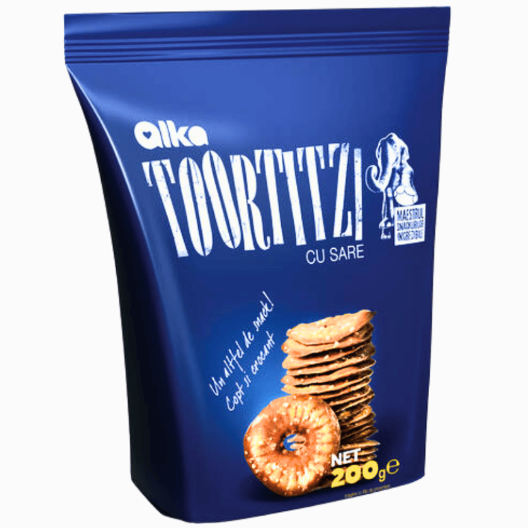 Alka Toortitzi Salt 200g – sprø og smakfulle brødpinner med et hint av salt