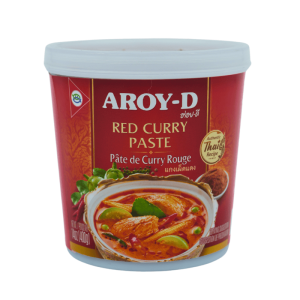 Aroy-D red curry paste 400g – ekte thailandsk rød currypasta