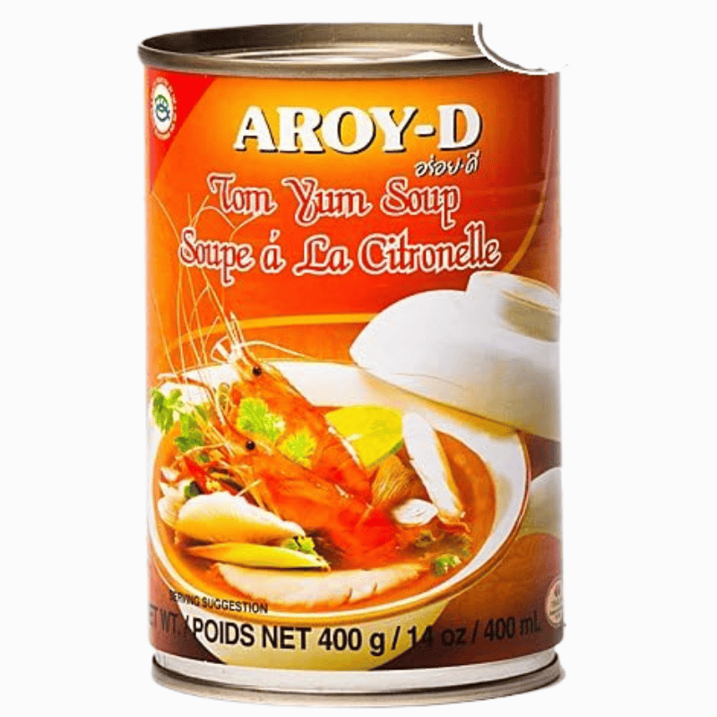 Aroy-D Tom Yum Suppe 400g – thailandsk sur og sterk suppe med krydder
