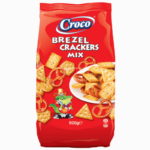 Croco Pretzels Crackers Mix 500g – sprø og salte snacks i praktisk storpakke