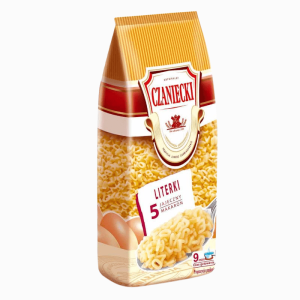 Czaniecki Literki pasta 250g – små bokstavformede makaroni