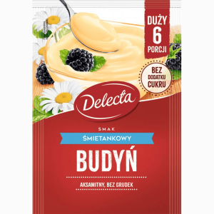 Delecta pudding med fløtesmak 64g – rask og kremet dessert