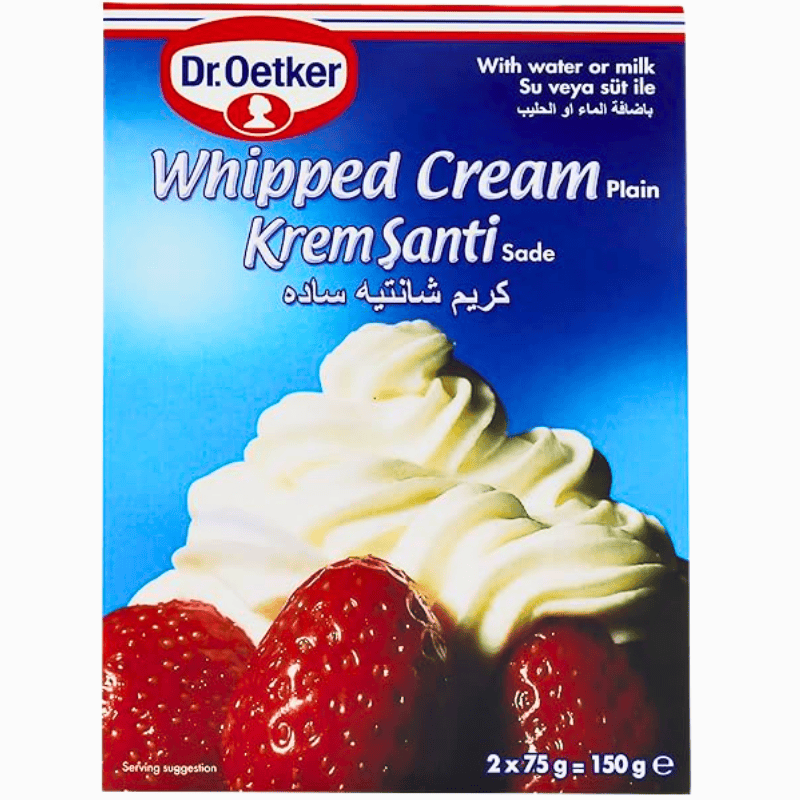 Dr.Oetker Krem Santi Plain 144g – klassisk pisket krempulver uten smak