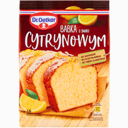 Dr. Oetker Sitronkake miks 375g – saftig og lettlaget sitronkake med frisk smak