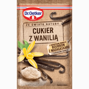 Dr. Oetker vaniljesukker med ekte bourbonvanilje 16g – perfekt til baking og desserter