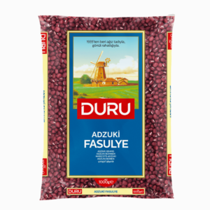 Duru Adzuki Bønner 1kg – små røde bønner med mild smak, perfekte til supper og desserter