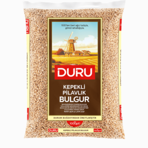 Duru Bulgur Kepekli Medium 1kg – fullkornsbulgur med grov tekstur, rik på fiber