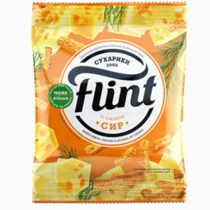 Flint krutonger med ostesmak 70g – sprø og smakfulle, perfekt som snacks eller topping