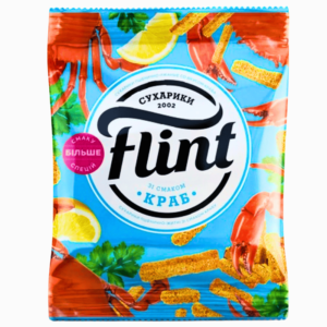 Flint krutonger med krabbesmak 70g – sprø snacks med intens sjømat-aroma