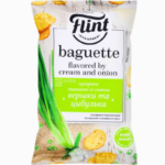 Flint krutonger med rømme- og løksmak 60g – sprø snacks fra Ukraina