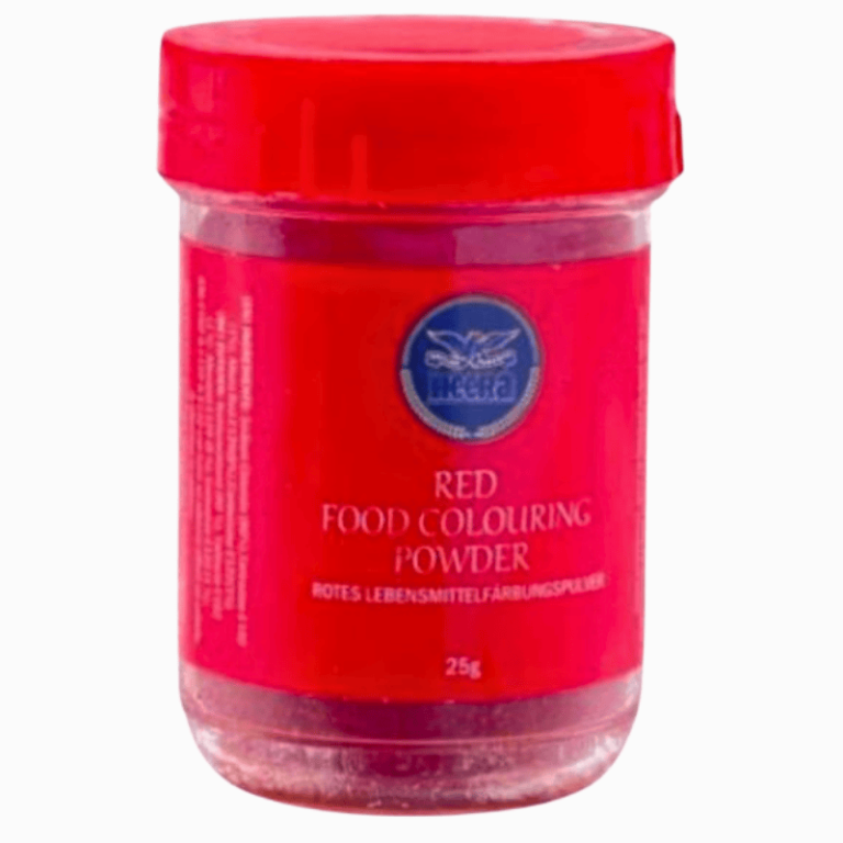 HEERA rød konditorfarge 25g – intens farge til baking og matlaging