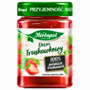 Herbapol jordbærsyltetøy 280g – søt og fruktig smak