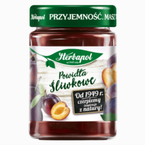 Herbapol plommesyltetøy 290g – fruktig og tradisjonell smak fra Polen