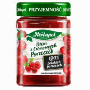 Herbapol syltetøy med rips og rødbønner 280g – fruktig og naturlig smak