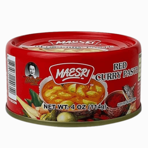 Maesri red curry paste 114g – autentisk thailandsk rød currypasta