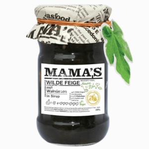 MAMA'S syltetøy med ville fiken og valnøtter 380g – håndlaget smak av natur