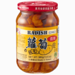 Syltet reddik med chili 380g – sprø, krydret smak til asiatiske retter og ris