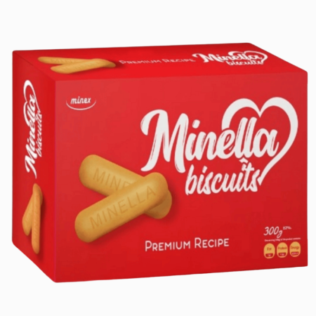 Minella Ground Biscuits 300g – malte kjeks, ideelle for kakebunn og dessertoppskrifter