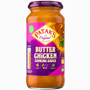 Patak’s butter chicken saus 450g – kremet indisk saus for rask middag