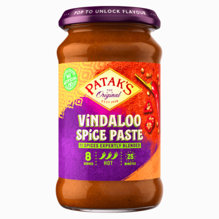 Patak’s Vindaloo Curry Paste 280g – sterk og krydret indisk paste